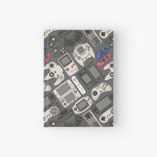 Video Game Controllers in True Colors Hardcover Journal