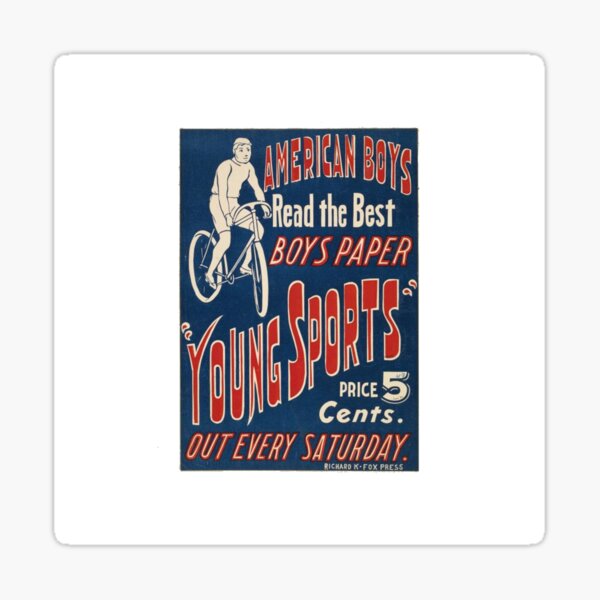1950's Bicycle Ad Sticker