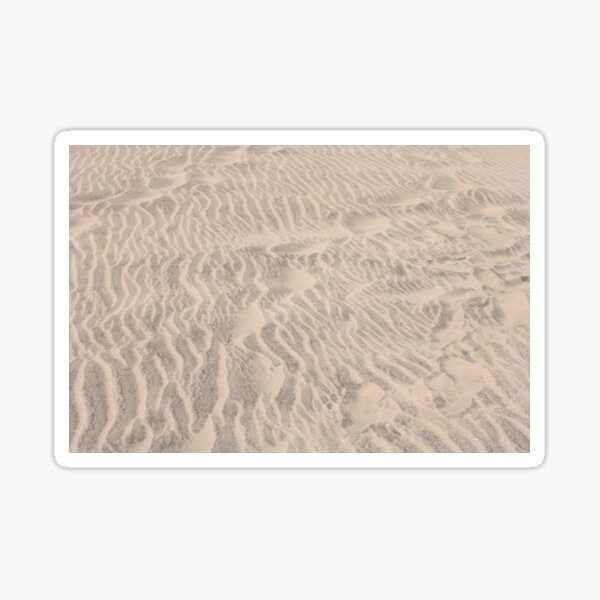 Ripples in the sand Sticker