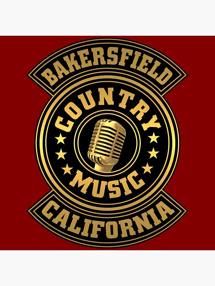 "Bakersfield Country Music California Gold Plaque" Poster for Sale by