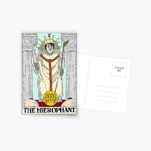 Horror Arcana - V. The Hierophant (Hereditary) Postcard
