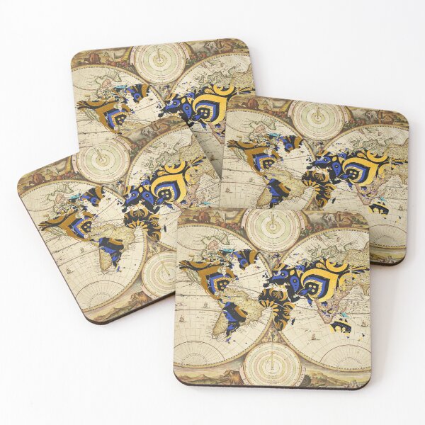 Item preview, World Map Outline - travel inspiration designed and sold by cadinera.