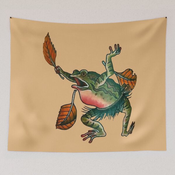 Item preview, Frog Is Excited By Leaves designed and sold by VictorIos.