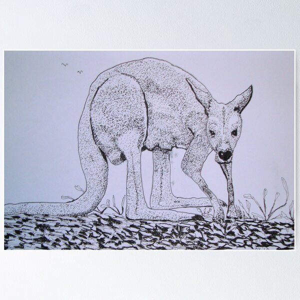 Item preview, Red Kangaroo designed and sold by GEORGE SANDERSON.