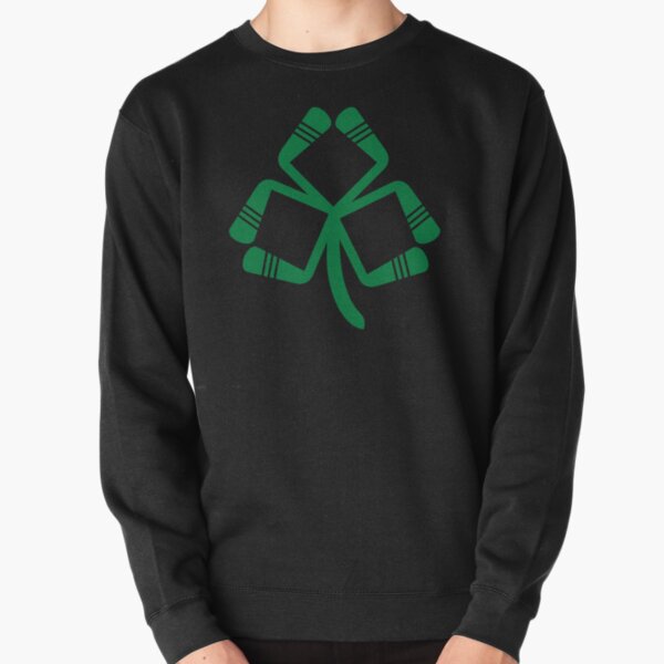 Eire Shamrock Ireland 4 Leaf Clover St Patricks Day Irish Hoodie Pullover