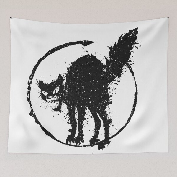 Item preview, Anarchist black cat designed and sold by L-A-S-Z.
