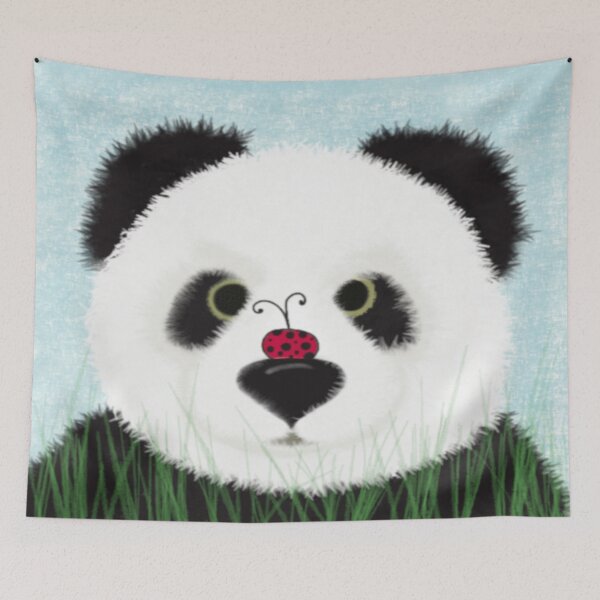 Item preview, The Panda Bear And The Ladybug designed and sold by OneArtsyMomma.