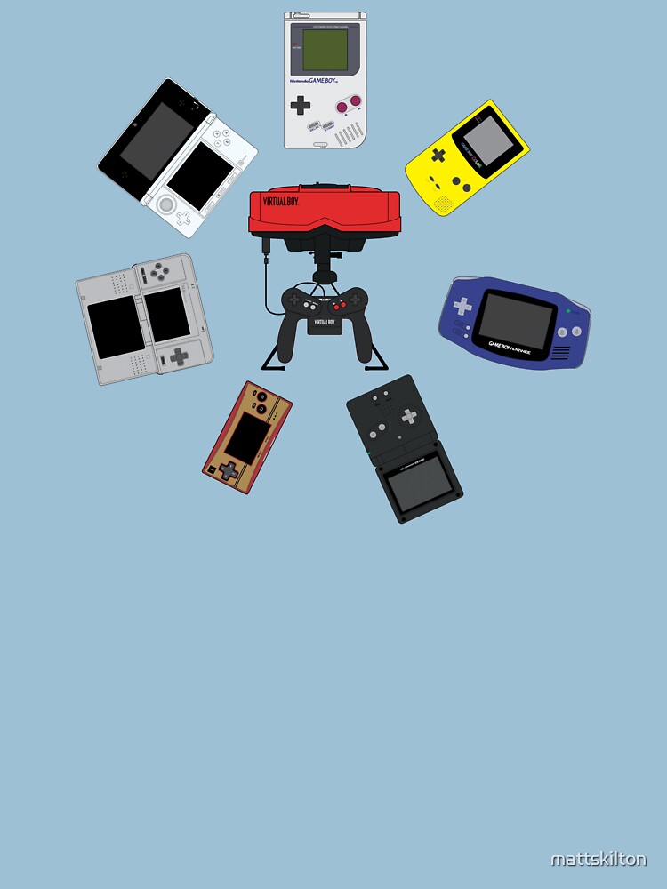 Gameboys + Virtualboy by mattskilton