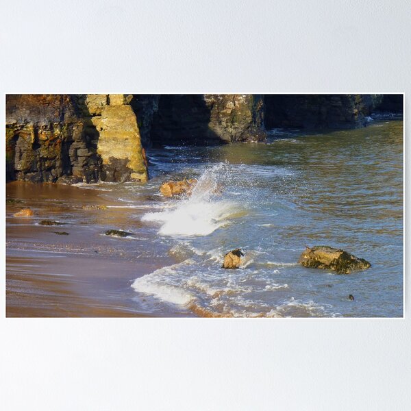 Sandsend Beach - The Gently Lapping Ocean Poster