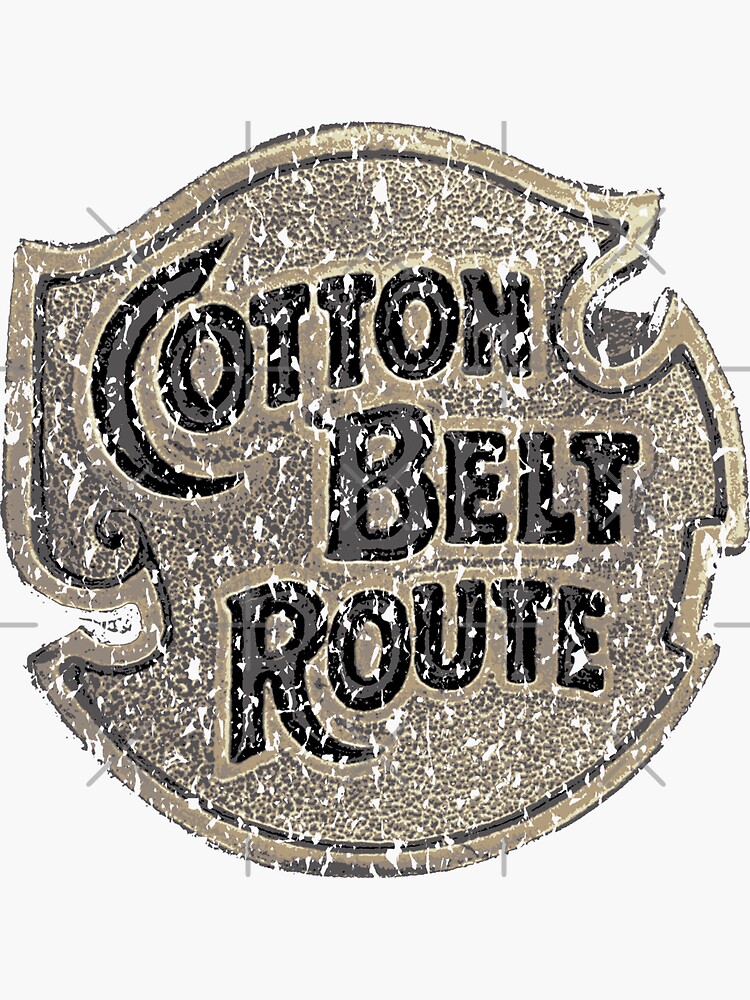 "Cotton Belt Route Railroad USA" Sticker for Sale by BarnFindDave Redbubble