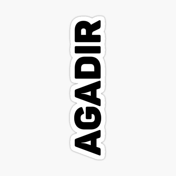 Agadir Stickers Redbubble