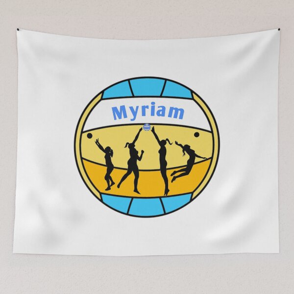 Item preview, Myriam loves volleyball designed and sold by Attiva.