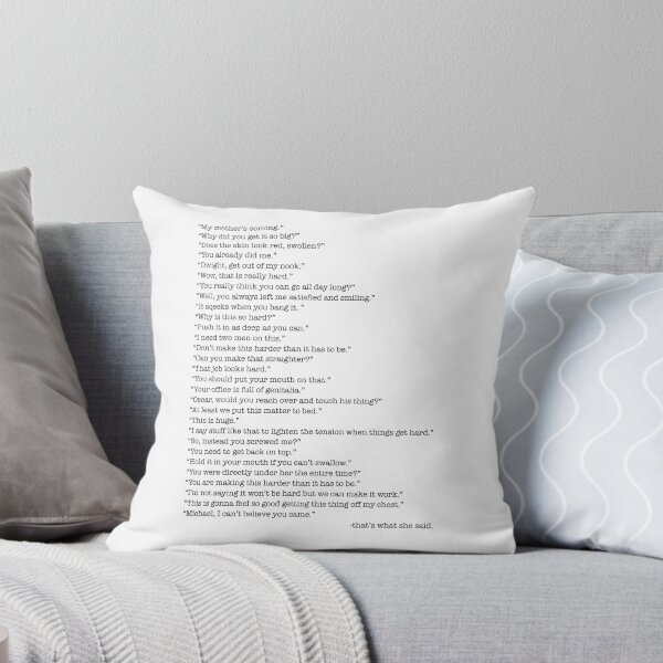Item preview, Every That's What She Said From The Office designed and sold by Shayli Kipnis.