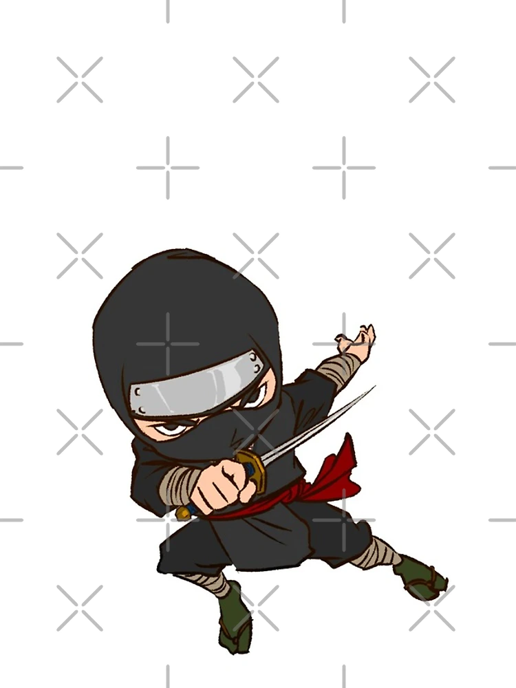 Thumbnail 4 of 4, iPhone Case, Chibi Ninja designed and sold by RagnarokDesigns.