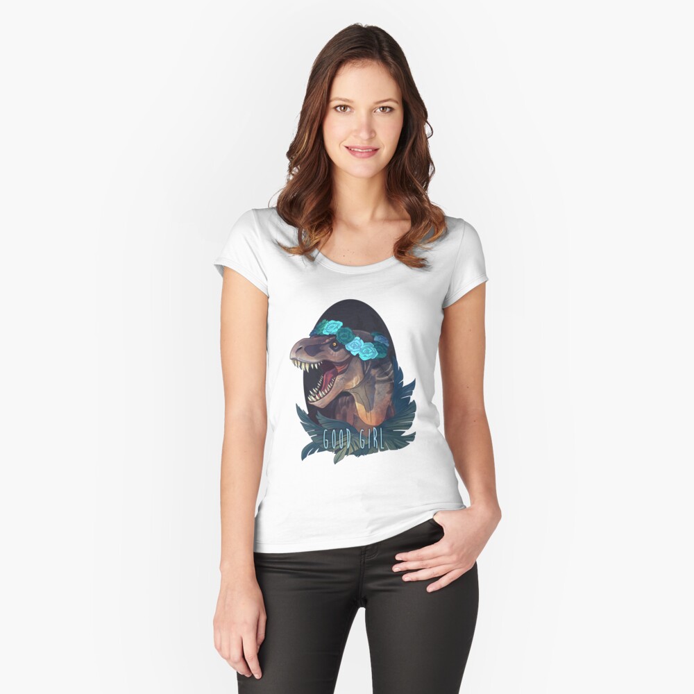 Item preview, Fitted Scoop T-Shirt designed and sold by PencilCat.