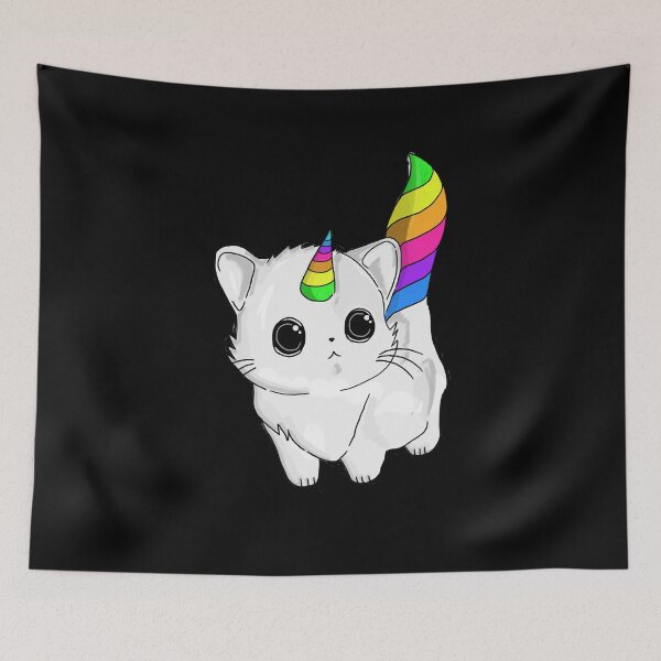 Item preview, Caticorn Tshirt Unicorn Cat Shirt Rainbow  designed and sold by cloth-ly.