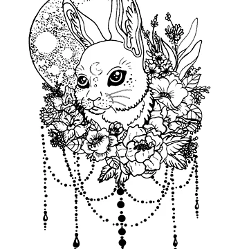 Artwork thumbnail, Moon Rabbit by Marie-Luise Fischer