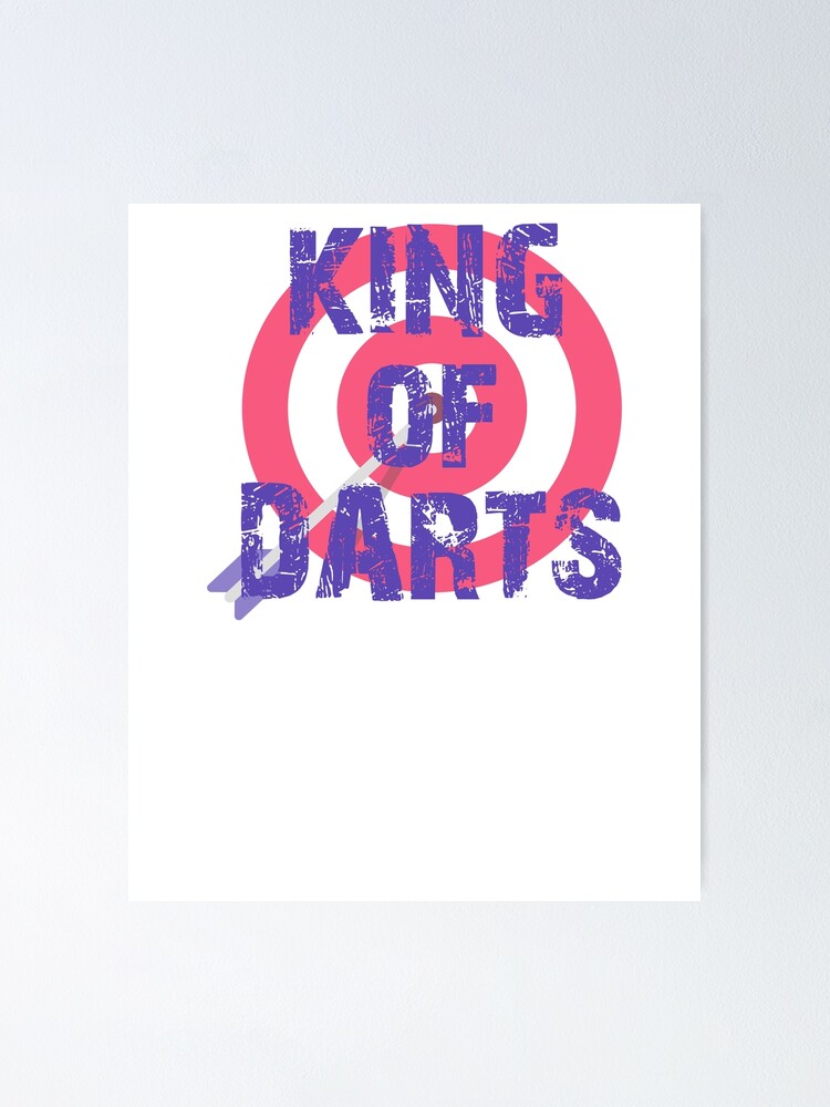 "King of the Dart Sport Club pub" Poster for Sale by NixBob Redbubble