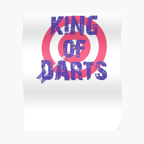 "King of the Dart Sport Club pub" Poster for Sale by NixBob Redbubble