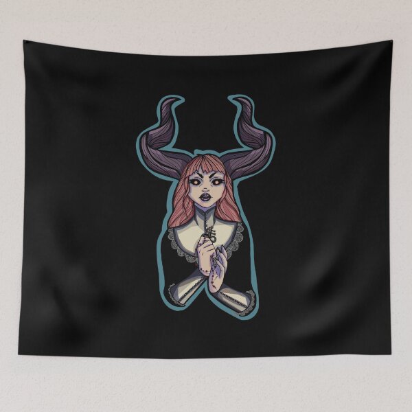Item preview, Satan Saves - blue designed and sold by Little-Lamb-.