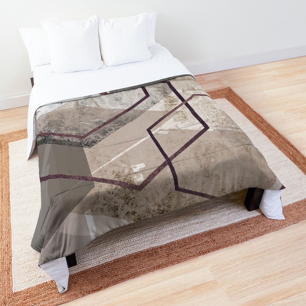 Abstract Landscape Comforter