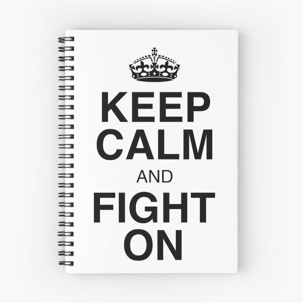 Item preview, KEEP CALM AND FIGHT ON designed and sold by Evelyusstuff.