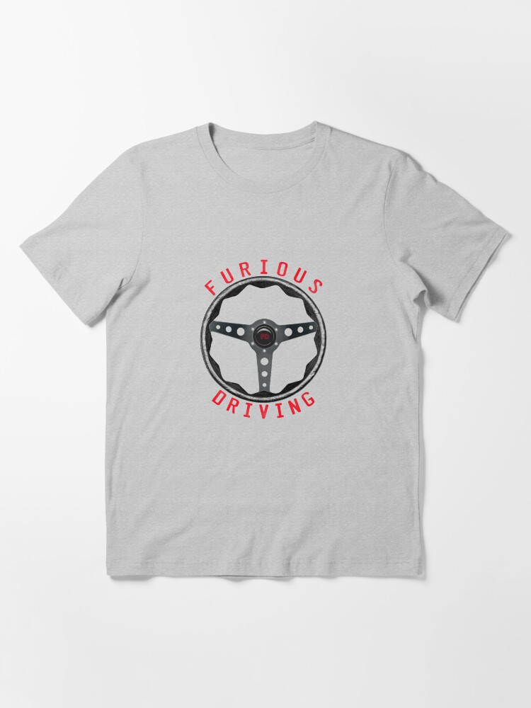 Alternate view of Large Furious Driving logo: Fix it. Drive it. Fix it some more. Essential T-Shirt