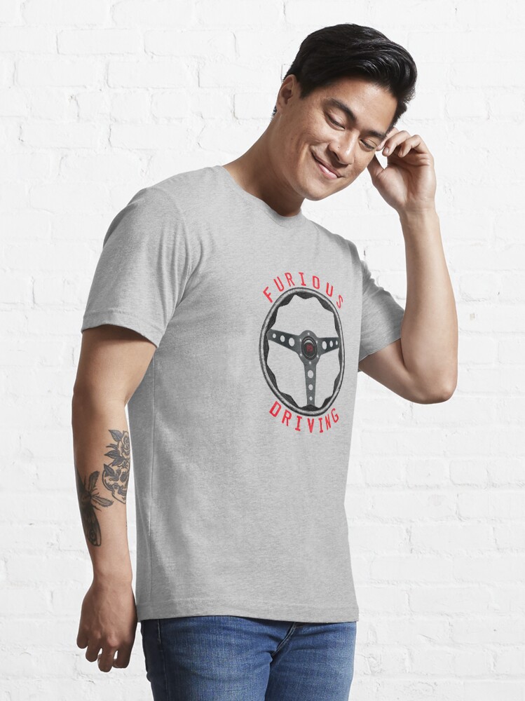 Alternate view of Large Furious Driving logo: Fix it. Drive it. Fix it some more. Essential T-Shirt