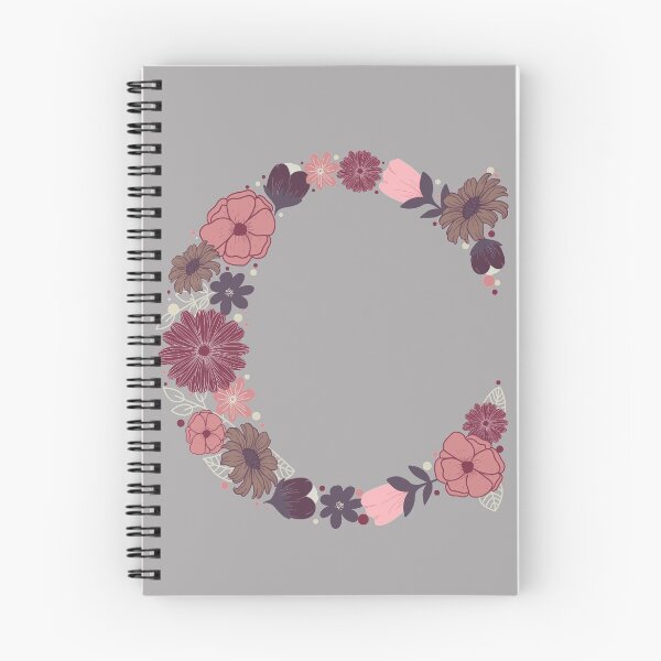 Item preview, C floral letter designed and sold by kreativeadern.