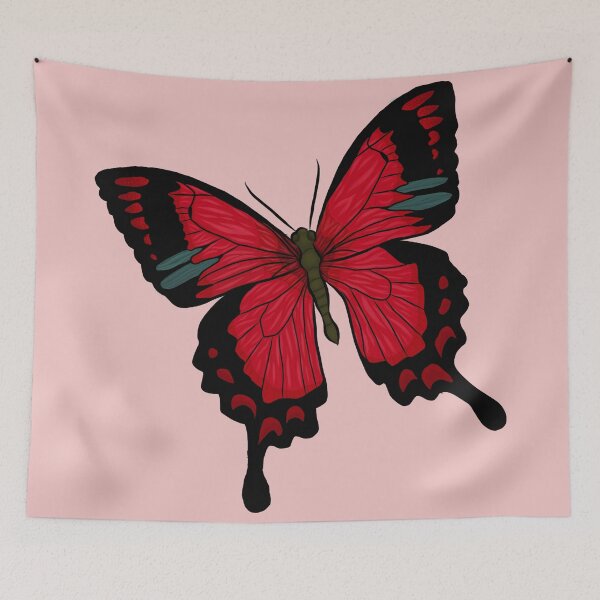 Item preview, cartoon butterfly - red designed and sold by MonicaChristine.