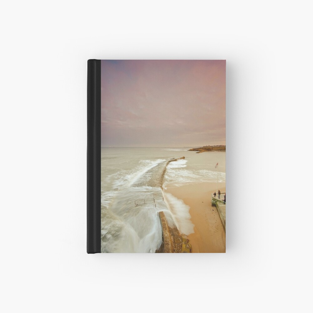 Avoiding the waves Hardcover Journal