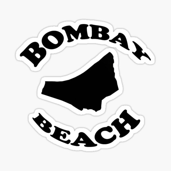 "Bombay Beach logo" Sticker for Sale by BombayBeach Redbubble