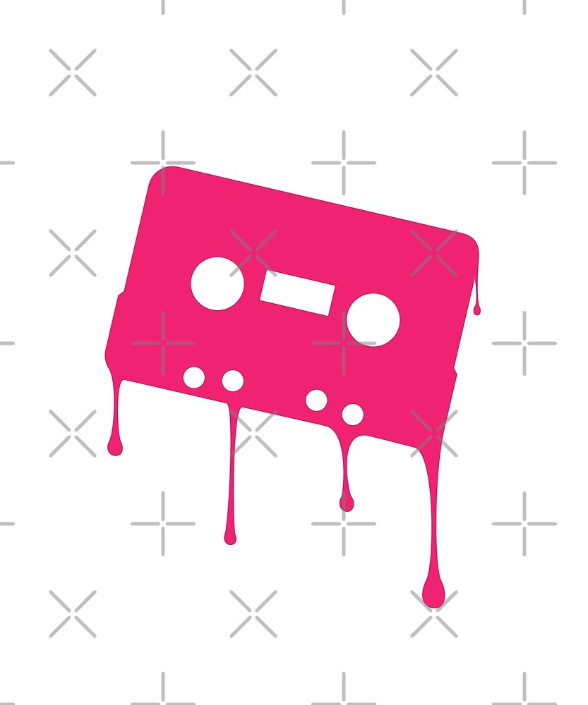 "Dripping Cassette Tape " by FirstCast Redbubble