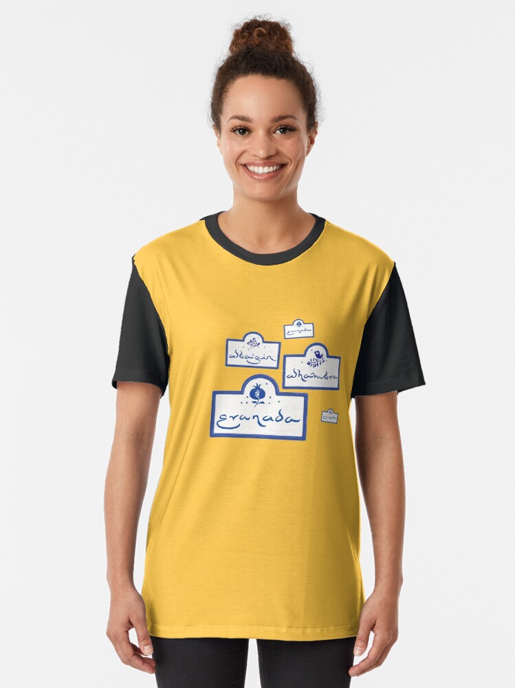 Alternate view of Granada · Alhambra · Albaicín Graphic T-Shirt