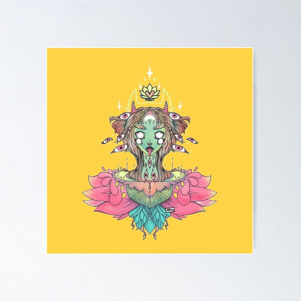 Item preview, Sacred Lotus Blossom Monster Girl designed and sold by cellsdividing.