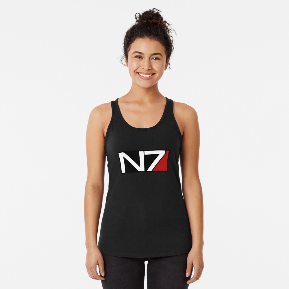 Vista previa del artículo con la obra «Camiseta con espalda nadadora», diseñado y vendido por TheHotdish.