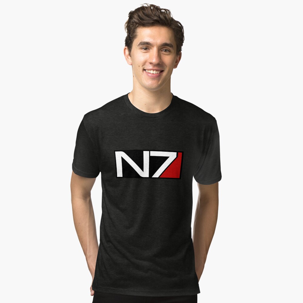 Vista previa del artículo con la obra «Camiseta de tejido mixto», diseñado y vendido por TheHotdish.