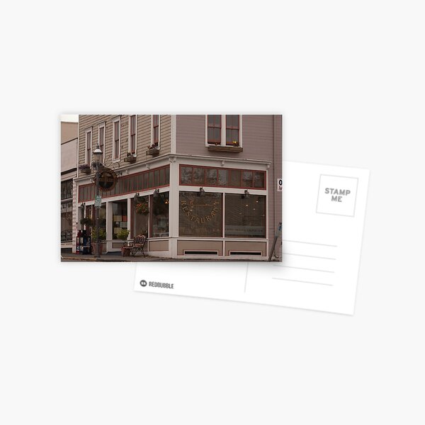 Building on the corner Postcard