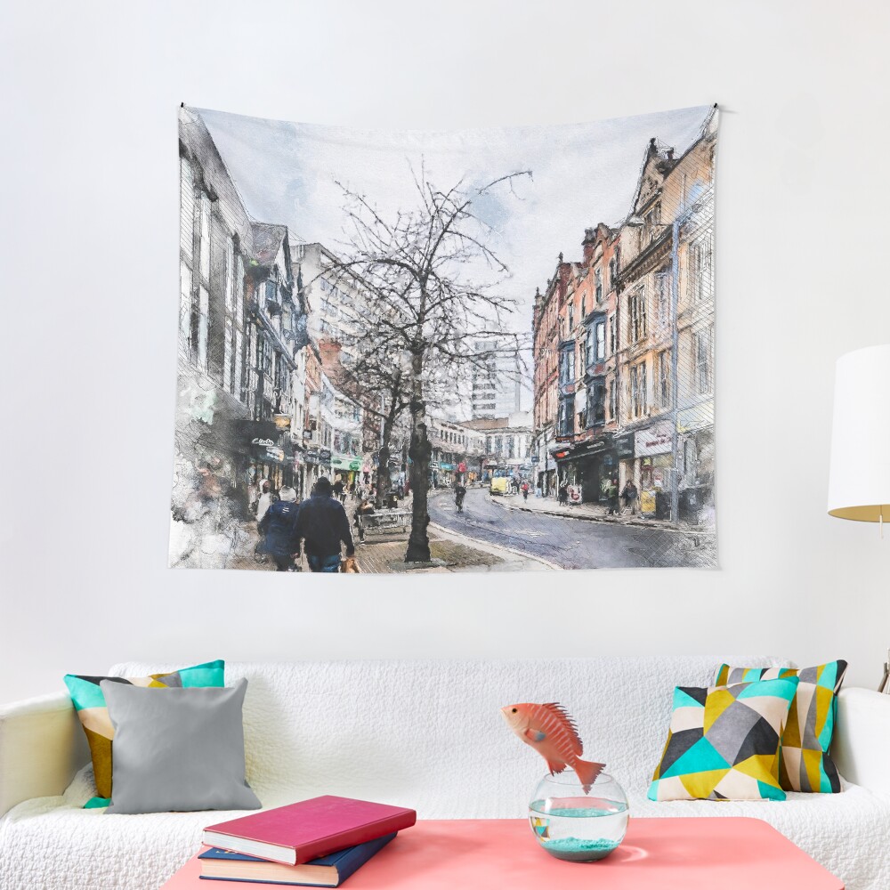 "Nottingham art nottingham" Tapestry for Sale by JBJart Redbubble