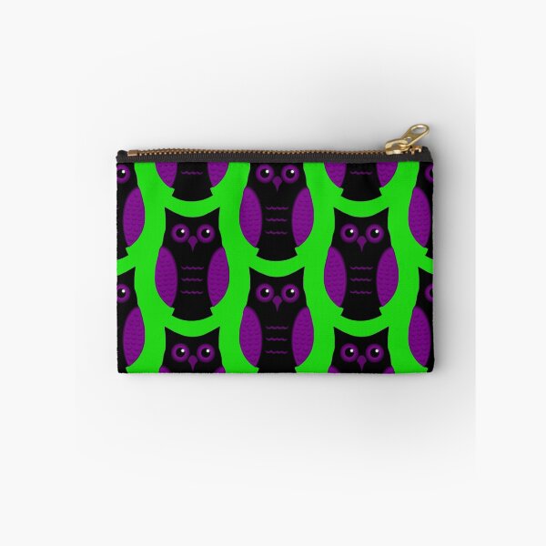 Item preview, Black and Purple Owl (on green) designed and sold by shaneisadragon.