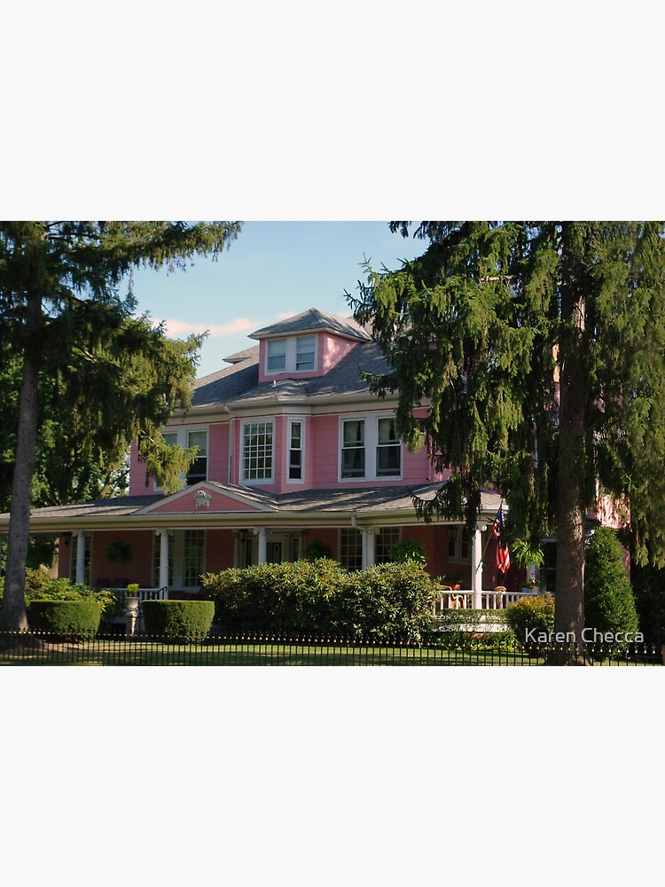 "The Big Pink House" Poster by Chekuz Redbubble