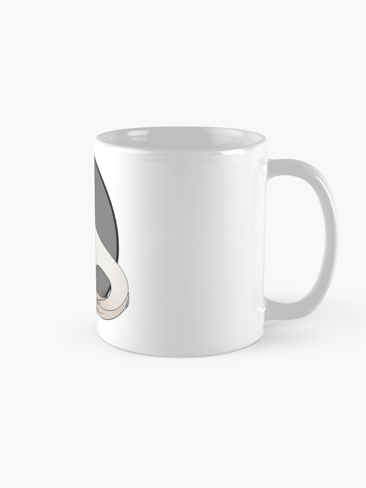 Aperçu 5 sur 6. Mug à café avec l'œuvre Tyranotaure perlino créée et vendue par ScotisFr.