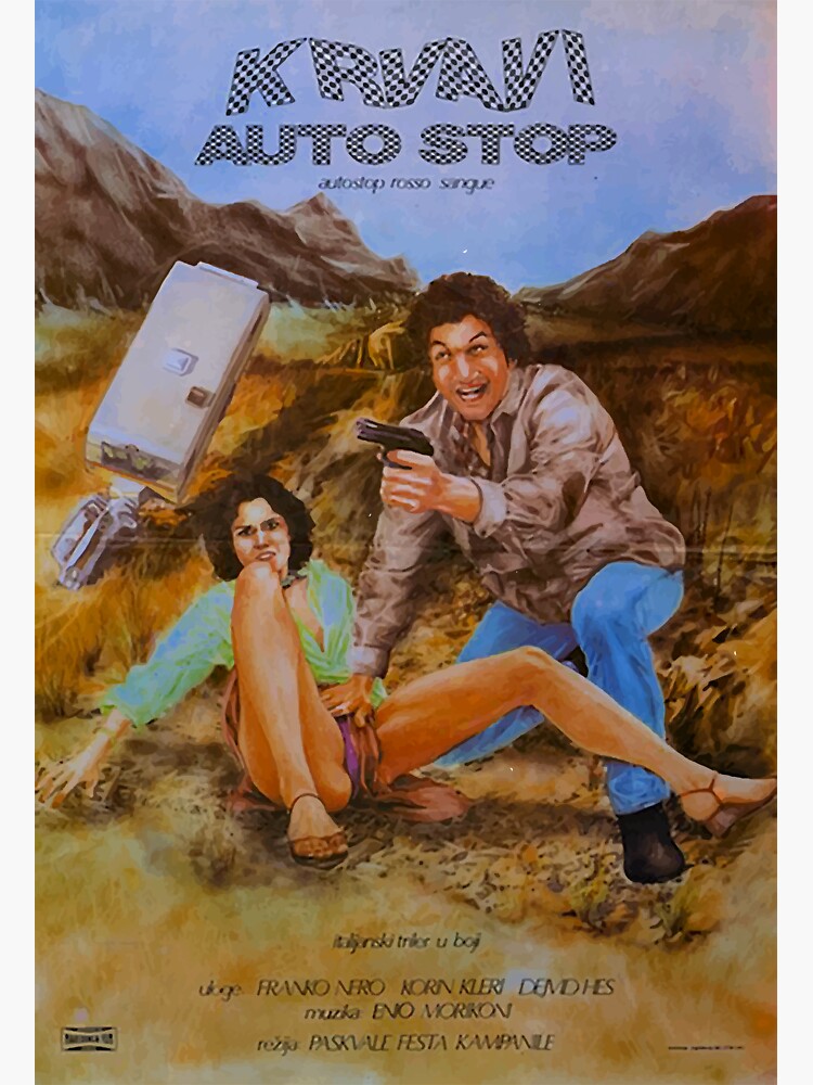 "HitchHike (1976)" Sticker by attractivedecoy Redbubble