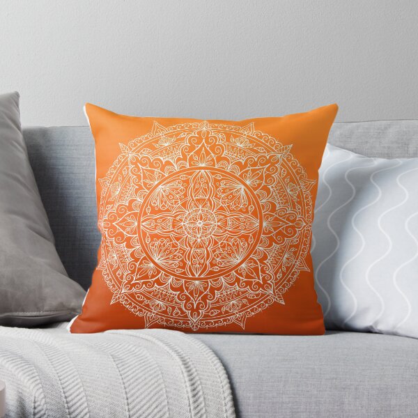 Gold Mandala Pillows Cushions Redbubble