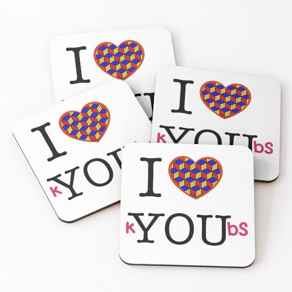 Item preview, Speed Cubes I Love You designed and sold by weavernap.