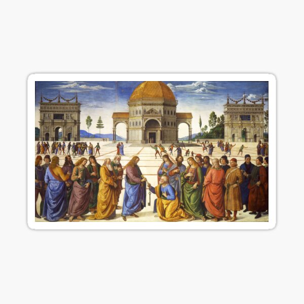 Giving Of The Keys To St Peter Sticker
