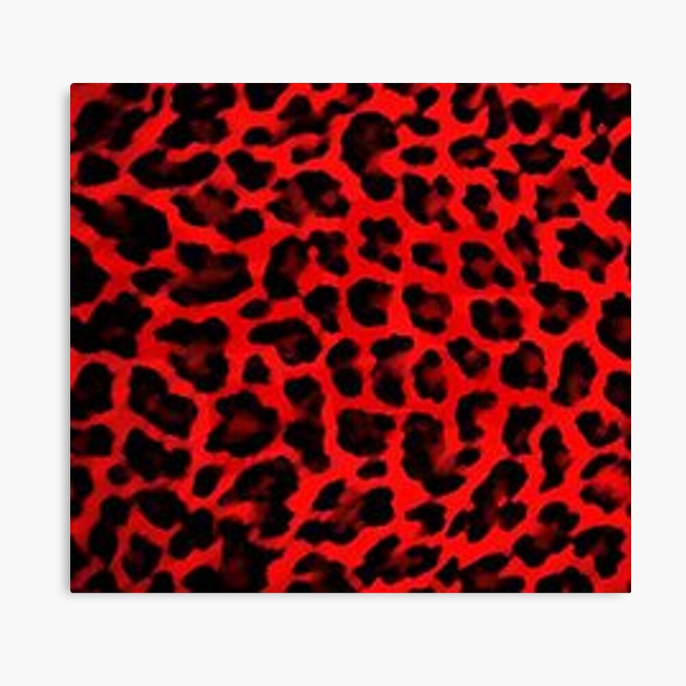 cheetah print red
