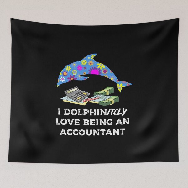Item preview, Accountant Dolphin Design - Cute Gifts For Women Accounting Professionals designed and sold by cartba.