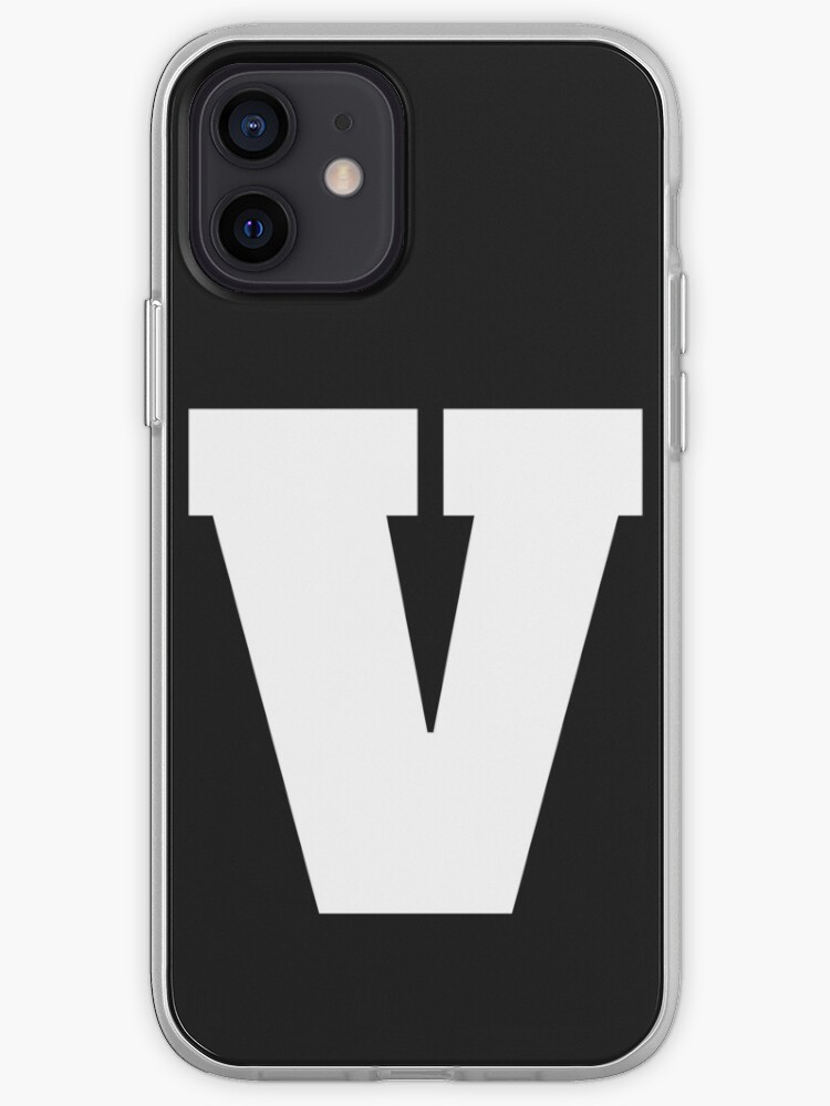 Alphabet V Uppercase Letter V Letter V Iphone Case Cover By Marosharaf Redbubble