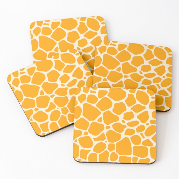 Artikelvorschau, Orange Giraffe Tierdruck entworfen und verkauft von WandaStar.